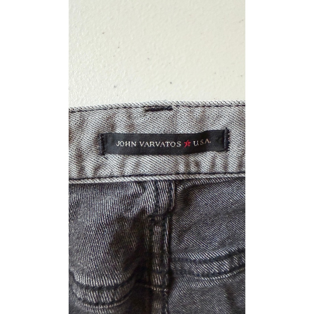 John Varvatos USA Wight Skinny Mens Gray Denim Jeans Size 36 - Picture 5 of 11